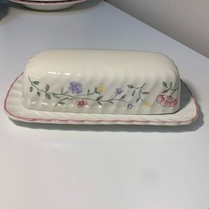 Johnson brothers butter dish.